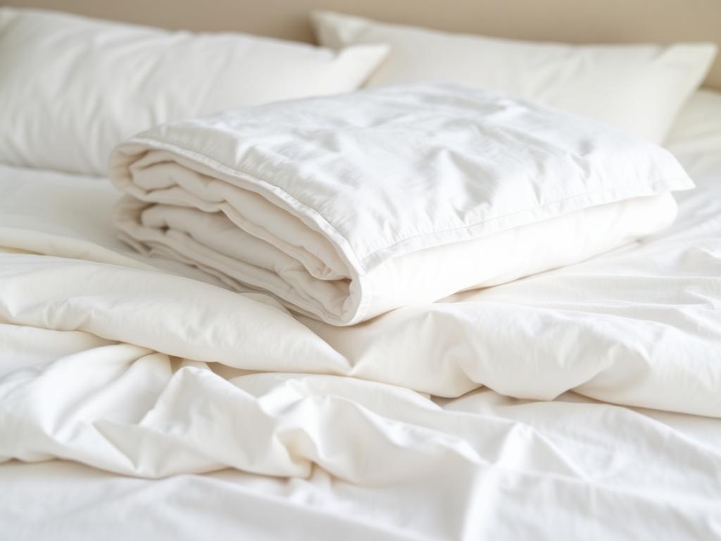 Bed cover dan seprai bersih